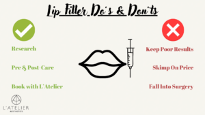 Lip fillers do's and don'ts from our skin clinic in Marylebone